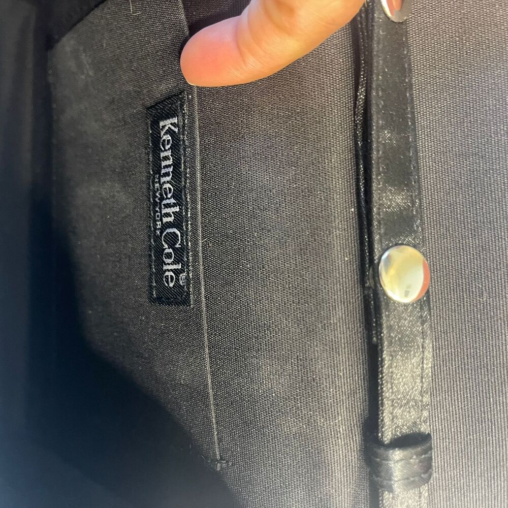 Vintage Kenneth Cole New York Women's Valvet Black Evening Purse Bow Bag - Picture 5 of 11